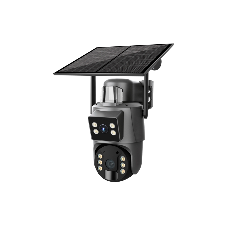 Dual Lens Solar PTZ Camera