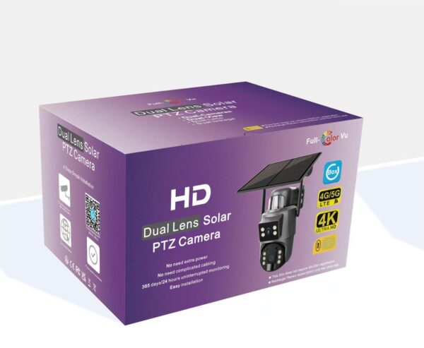 Dual Lens Solar PTZ Camera - Image 2
