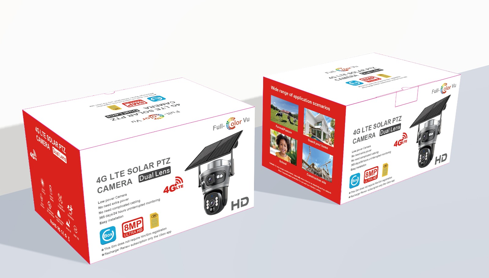 4G LTE Solar PTZ Dual Lens Camera