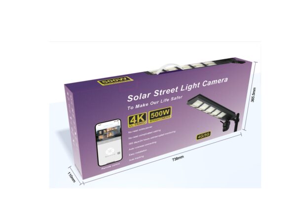 Ubox 4k Solar Camera Street Light - Image 2