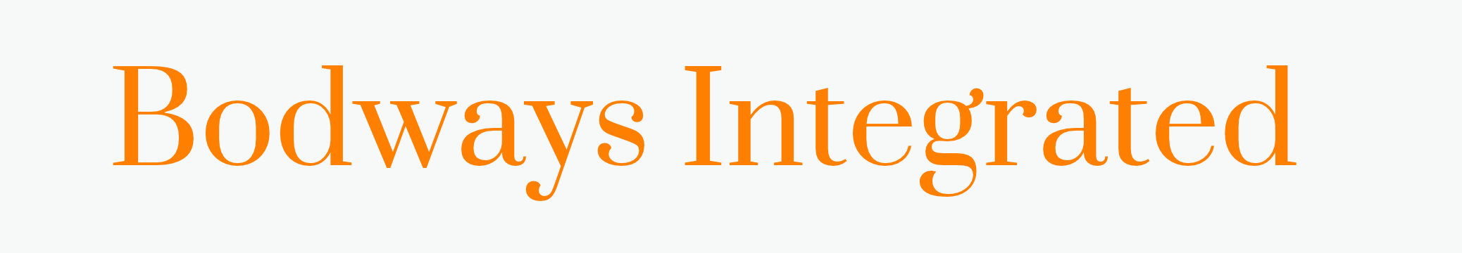 Bodways Integrated